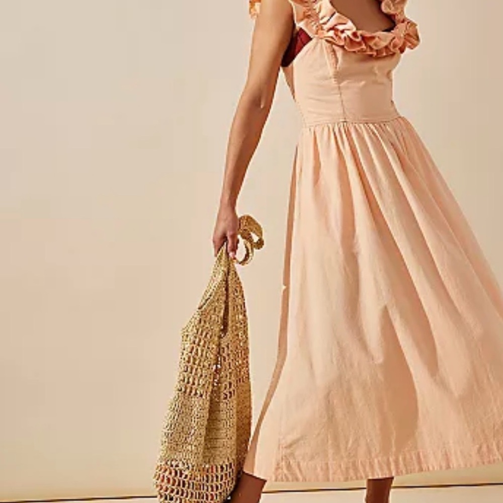 Free People Ruffle It Up Midi Dress